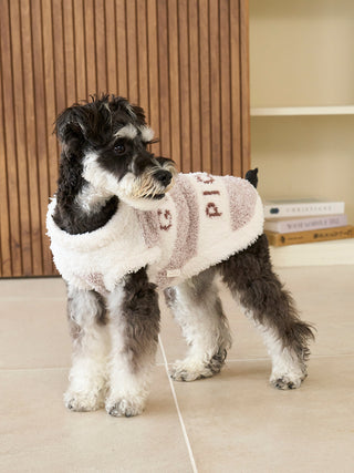 [CAT&DOG] XL-size Gelato Melange 2 Border Pet Pullover