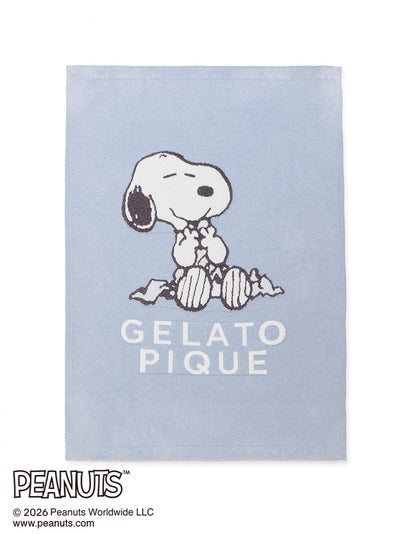 [PEANUTS] [Sleep] Smoothie Jacquard Half Blanket gelato pique
