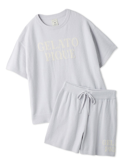 Summer Smoothie Logo Jacquard Pullover & Shorts Set gelato pique