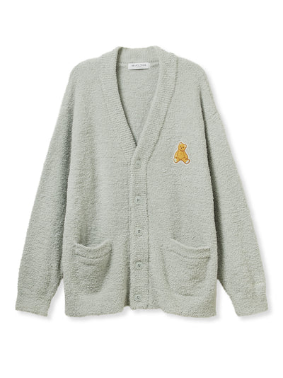[MENS] Baby Moco Bear One-Point Cardigan gelato pique