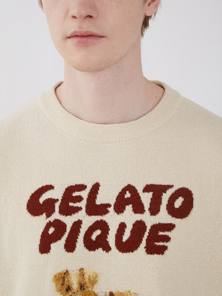 Men's Schnauzzer Jacquard Pullover- Men's Sweaters & Pullovers at Gelato Pique USA