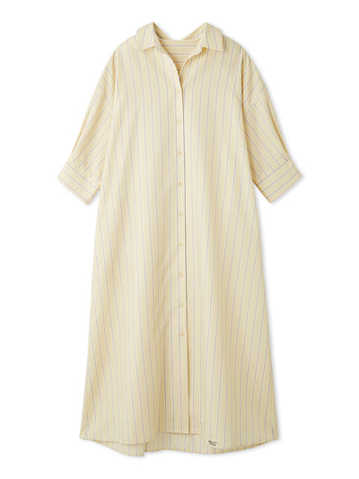 Striped Lounge Dress gelato pique