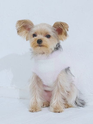 [CAT&DOG] Checkered Pet Pullover