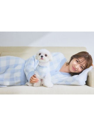[CAT&DOG] Checkered Pet Pullover
