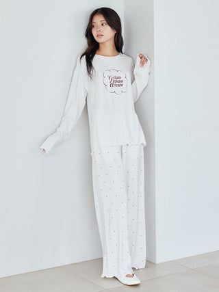 Hot Fabric Rayon Dot Pants