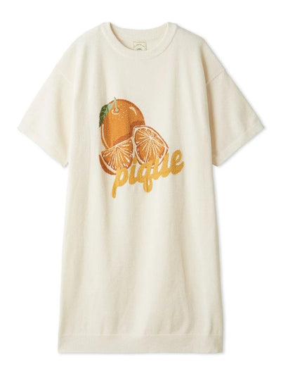 Smoothie Fruit Jacquard Dress gelato pique