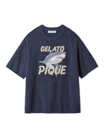 Men's Cool Smoothie Lite Shark Jacquard Pullover gelato pique