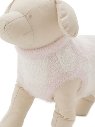 [CAT&DOG] Checkered Pet Pullover