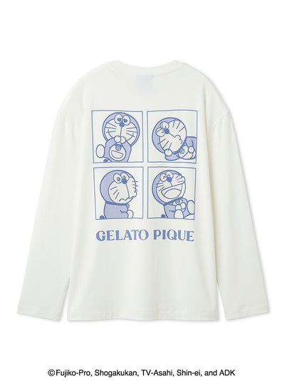 [Doraemon] Men’s Printed Long Sleeve T-Shirt gelato pique