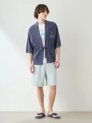 Men's Cool Smoothie Lite Bear Jacquard Cardigan