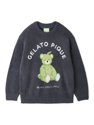 [Mrs. GREEN APPLE] [Unisex] Powder Jacquard Pullover & Baby Moco Checkered Pants Set - view 44
