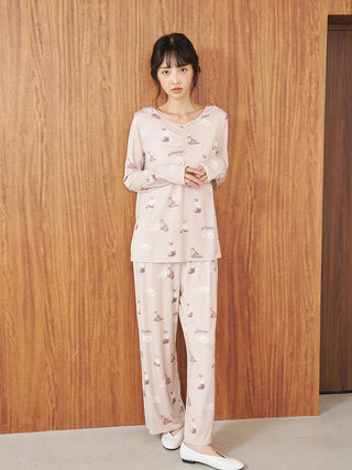Cat All-over Printed Pants - view 4
