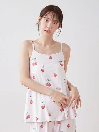 Cool Rayon Fruits Camisole With Built-in Bra