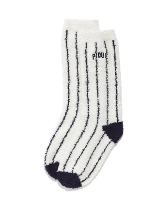 Gelato Pique Baby Moco Sporty Socks in off-white, front view
