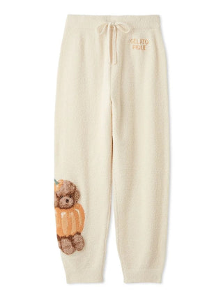 Gelato Pique [HALLOWEEN] Night Parade Dogs Jacquard Pants in cream