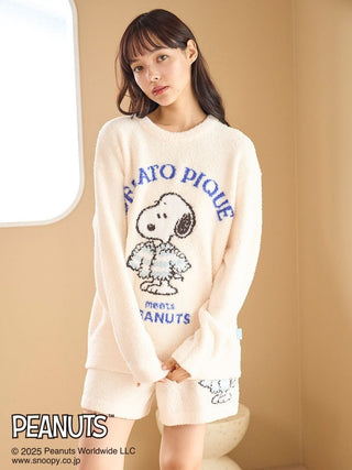 [PEANUTS] Original Art Jacquard Pullover
