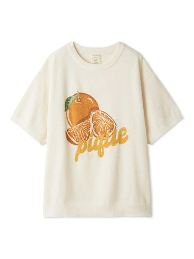 Smoothie Fruit Jacquard Pullover gelato pique