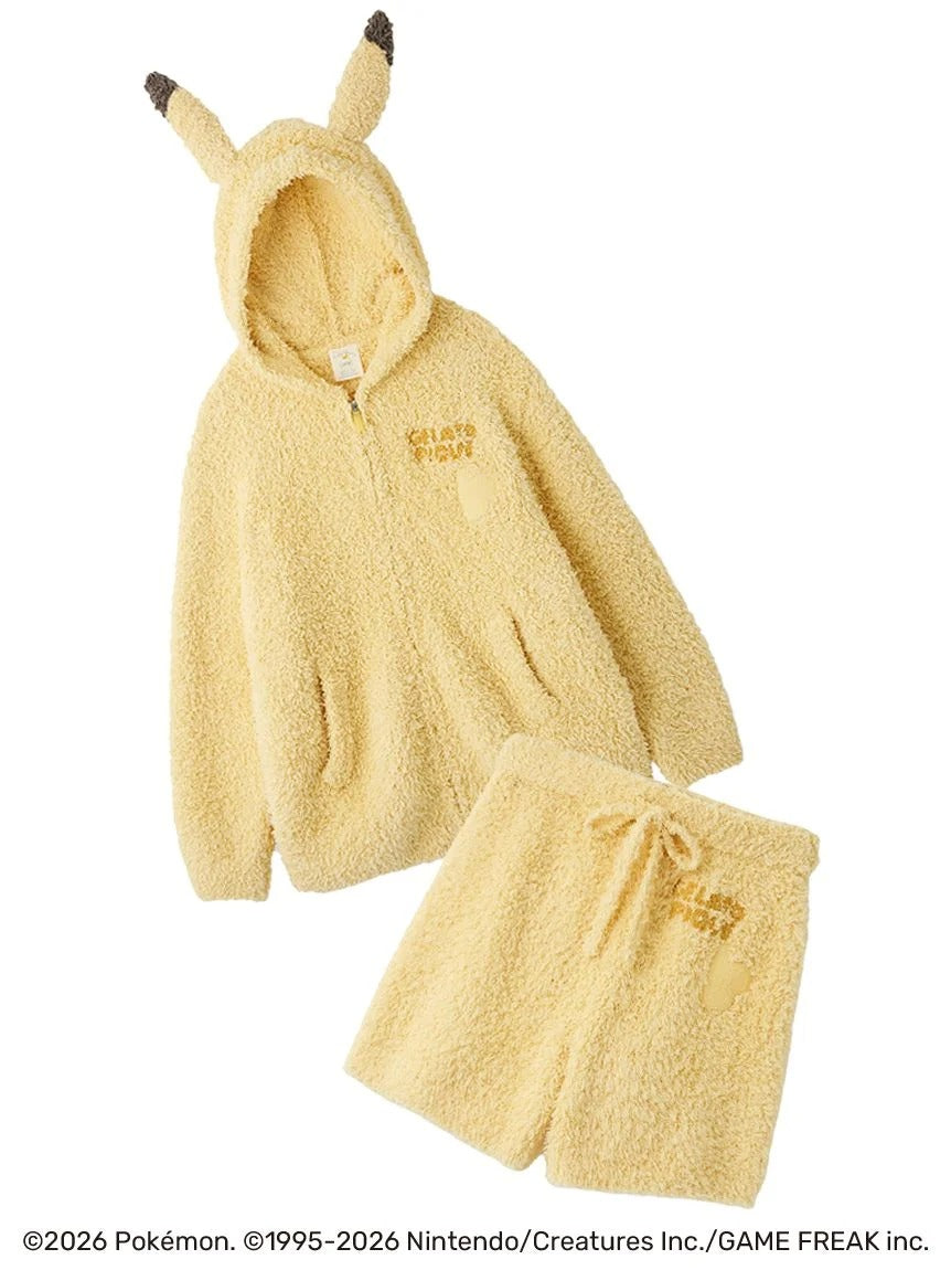 さゆ♡gelato pique Pokémon】Gelato Pikachu Hoodie & Shorts Set