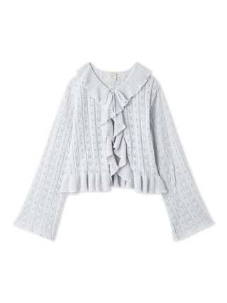 Mouillé Ruffle Cardigan - view 3