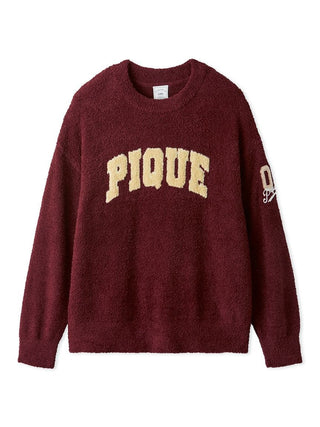 Gelato Pique Baby Moco Sporty Jacquard Pullover in red