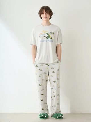 Men's Cool-to-touch Sleeping Dinosaur Pants