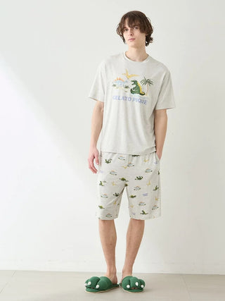 Men's Cool-to-touch Sleeping Dinosaur Shorts