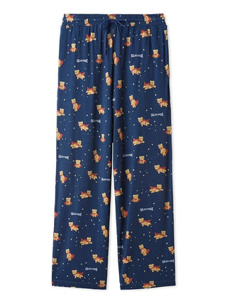 Gelato Pique Men's Antibacterial & Odor-Resistant Hero Bear Rayon Pants in navy, front view