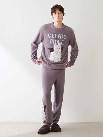 [HALLOWEEN] Men's Night Parade Dogs Jacquard Pants gelato pique