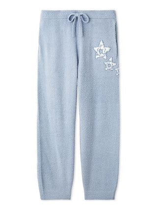Gelato Pique Men's Baby Moco Spaceship Jacquard Pants in blue, front view