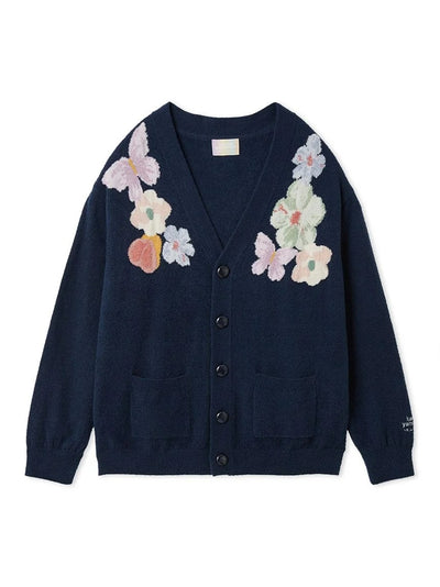 [kansaï yamamoto] [Men’s] Smoothie Jacquard Cardigan gelato pique