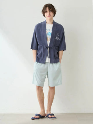 Men's Cool Smoothie Lite Bear Jacquard Cardigan