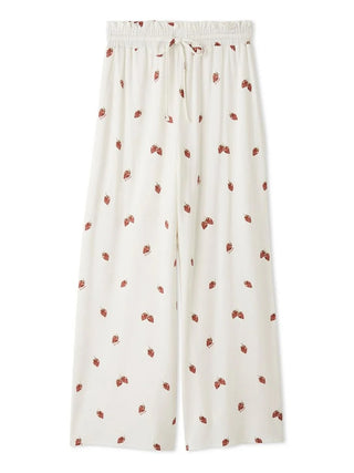 Strawberry Rayon Cut-and-sew Pants