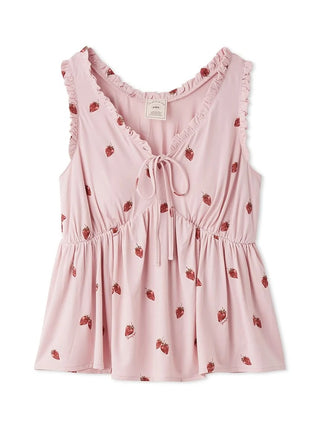 Strawberry Tank-top With Built-in Bra
