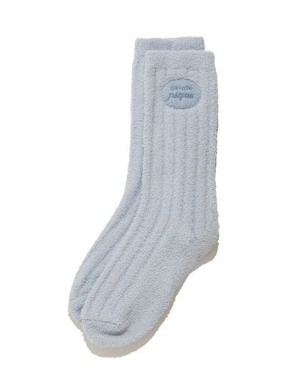 [Valentine] Aran Sagara Embroidery Socks gelato pique
