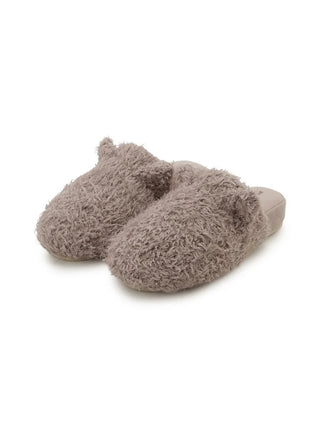 Gelato Pique Feather Cat Room Shoes in beige, front view