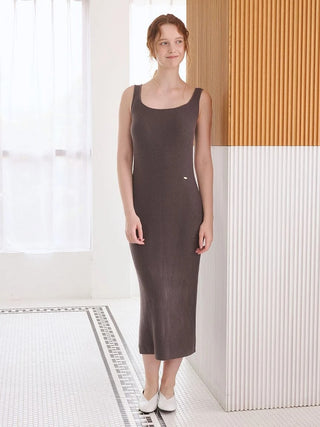 Smoothie Fine-ribbed Dress With Built-in Bra