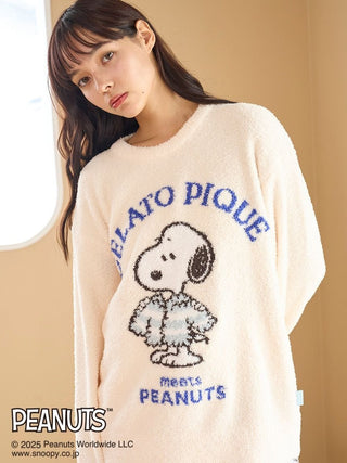 [PEANUTS] Original Art Jacquard Pullover