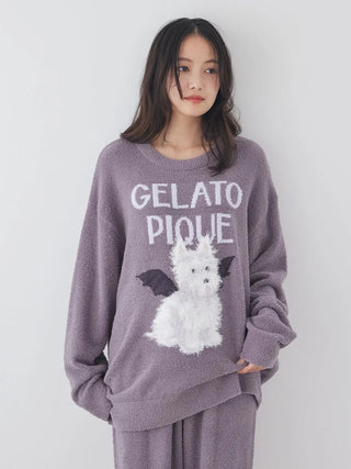 [HALLOWEEN] Night Parade Dogs Jacquard Pullover - view 22