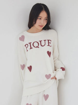 Hot Smoothie Heart Jacquard Pullover - view 5