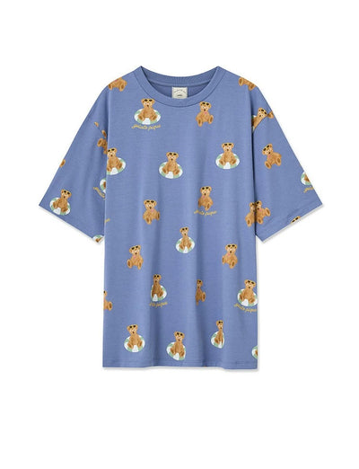 Summer Bear T-shirt gelato pique