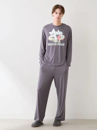 Men's Spaceship One-point Printed Pants - view 3