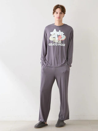 Men's Spaceship One-point Printed Long-sleeve T-shirt - view 3