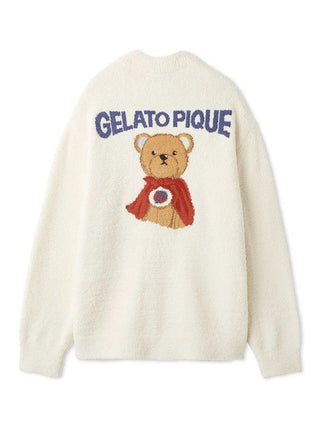 Men's Baby Moco Hero Bear Jacquard Cardigan - view 3