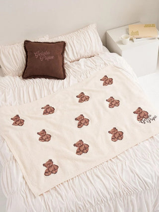 [Sleep] Baby Moco Bear All-over Jacquard Blanket - view 3