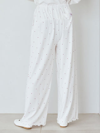 Hot Fabric Rayon Dot Pants