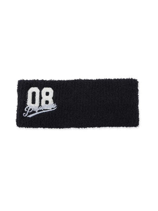 Gelato Pique Baby Moco Sporty Headband in navy, front view