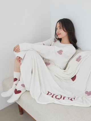 Hot Smoothie Heart Jacquard Socks - view 8