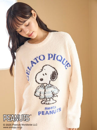 [PEANUTS] Original Art Jacquard Pullover