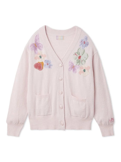 [kansaï yamamoto] [Women’s] Smoothie Jacquard Cardigan gelato pique