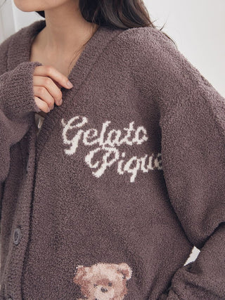 Baby Moco Bear Jacquard Cardigan - view 20